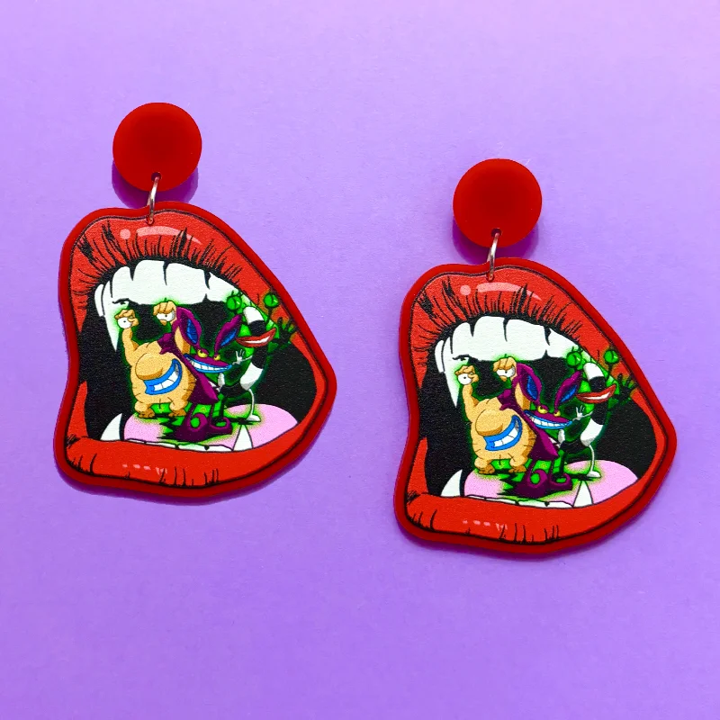 Ahh! Real Monsters Drop Earrings