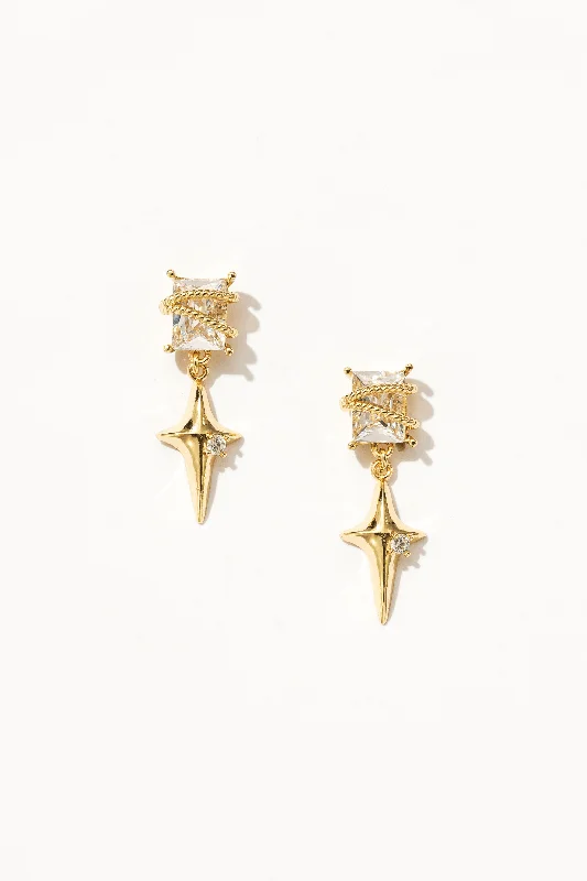 Astra 14K Gold Drop Earrings