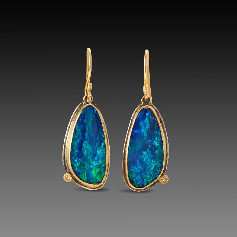 Australian Opal Earrings