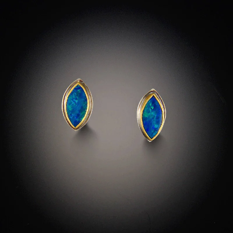 Australian Opal Stud Earrings