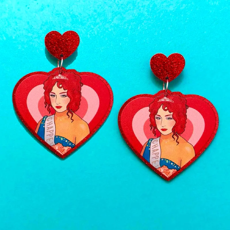 Chappell Heart Drop Earrings