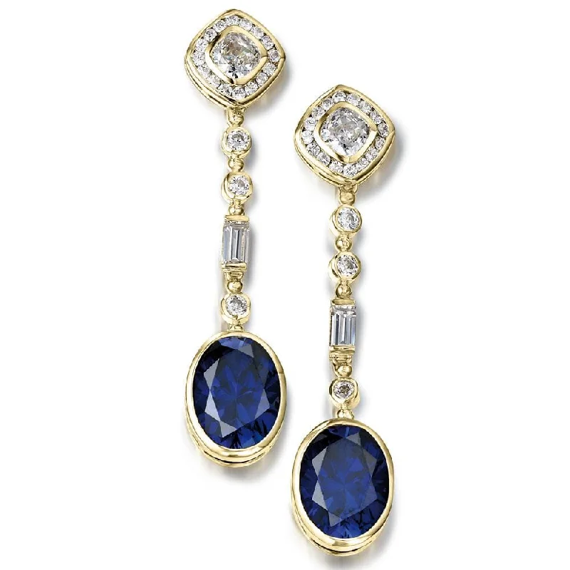 Decadent Drop Tru-Sapphire Earrings