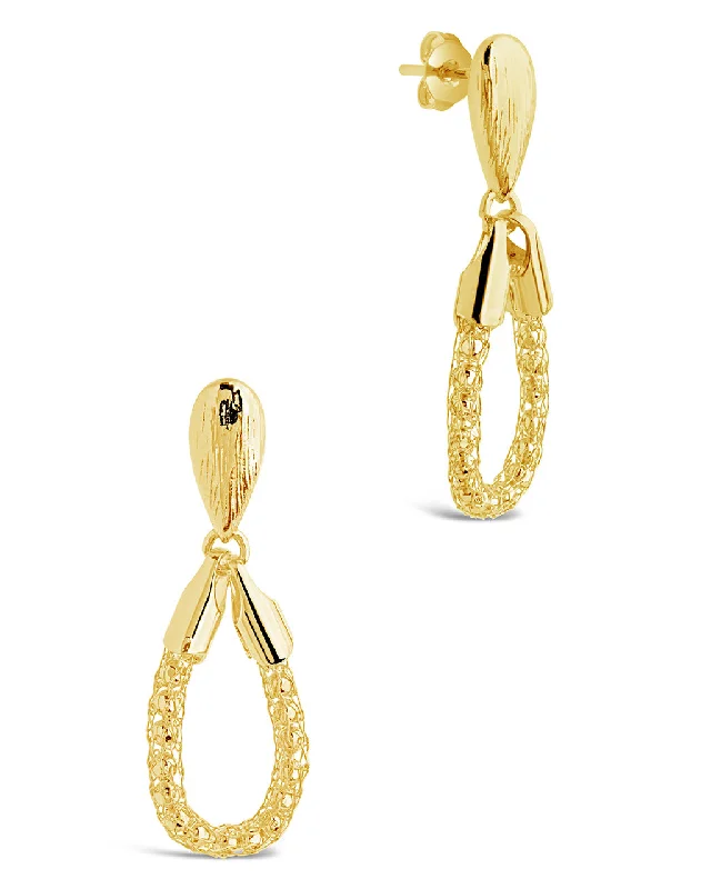 Elisa Chain Drop Earrings