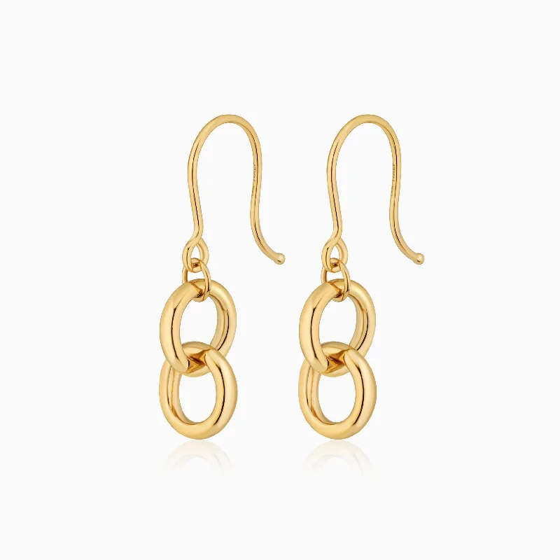 Forever Linked Drop Earrings