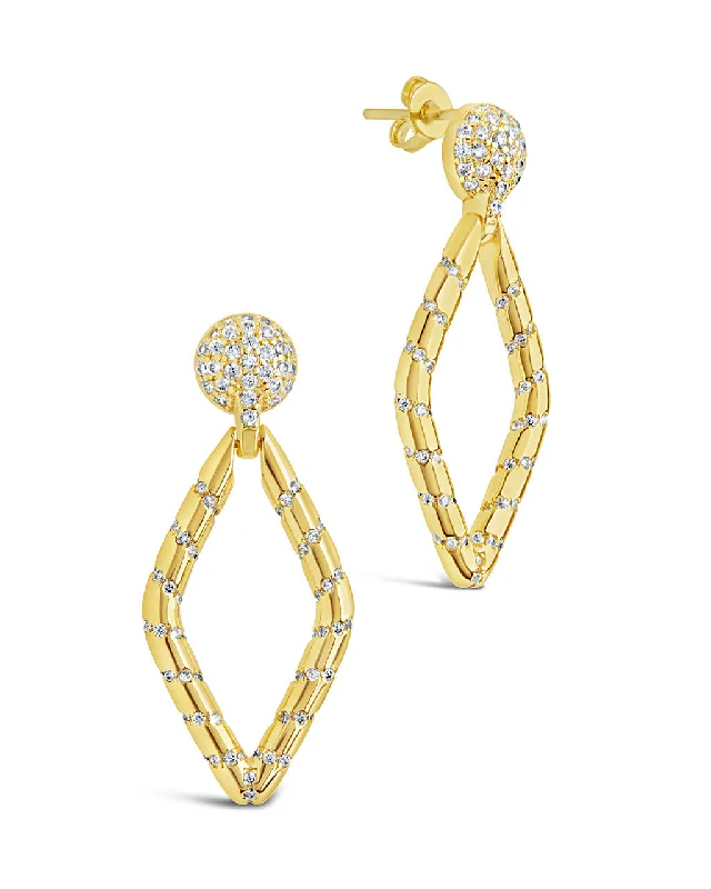 Gisele CZ Drop Earrings