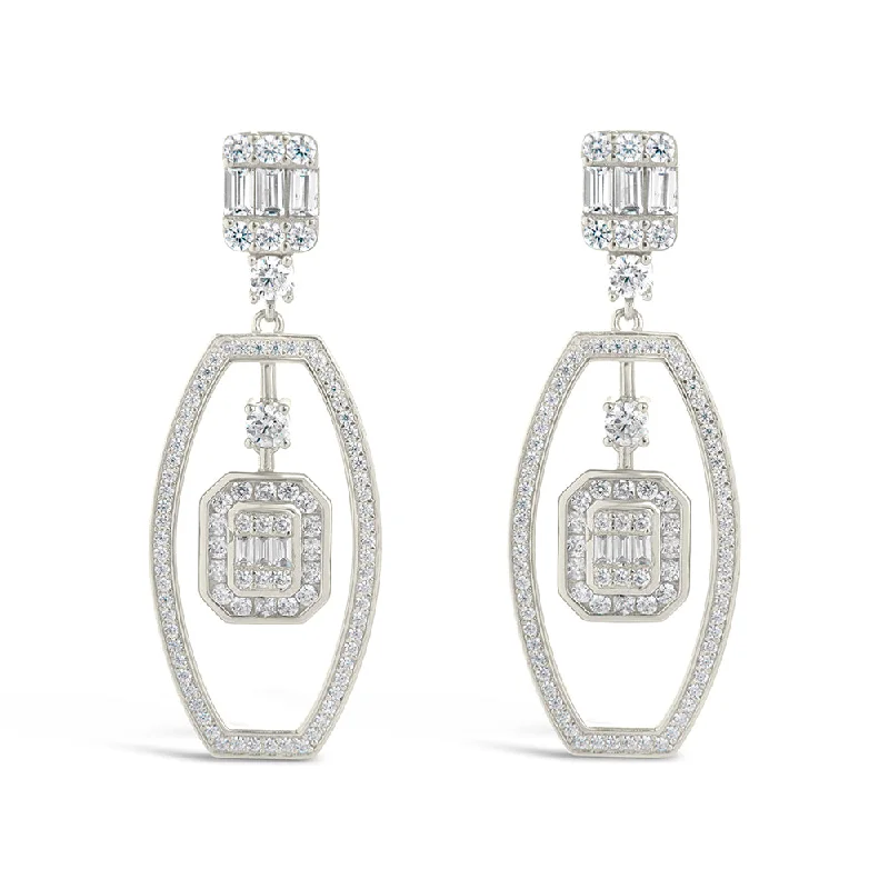 Kendall CZ Drop Earrings