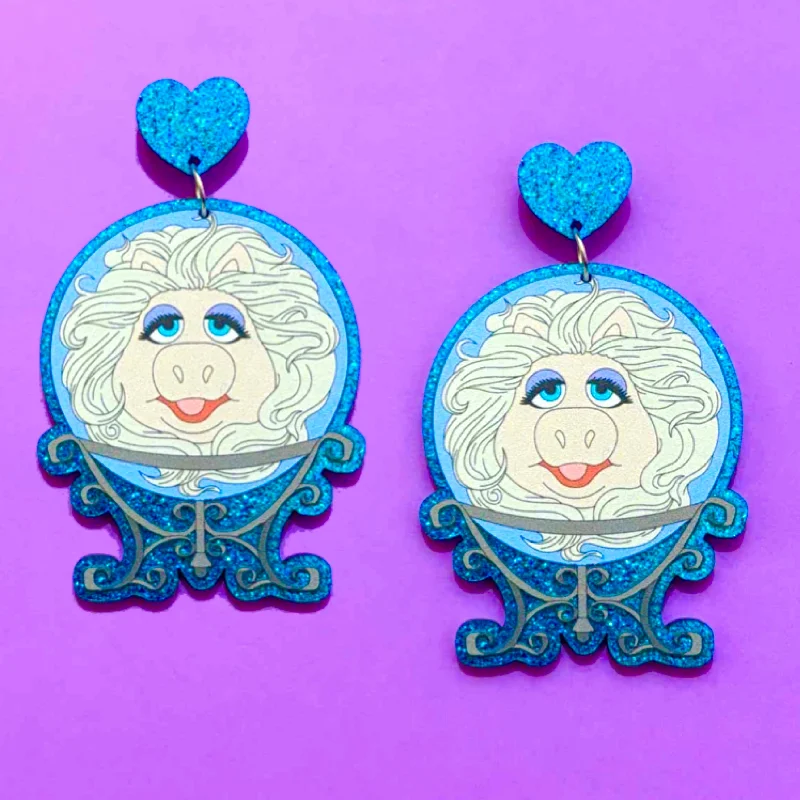 Leota Piggy Drop Earrings