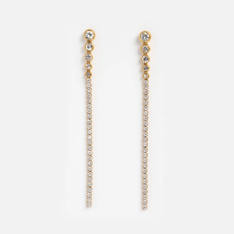 Linear Drop Earrings