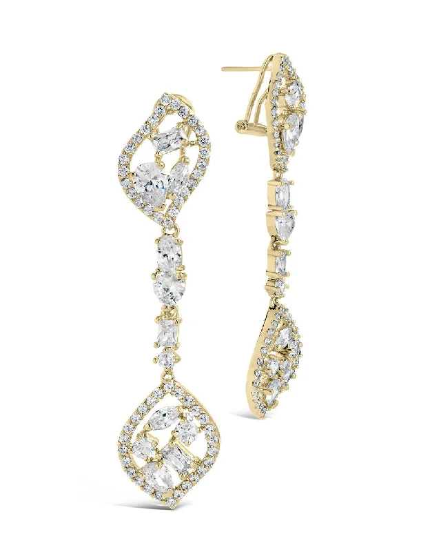 Mariah CZ Drop Earrings