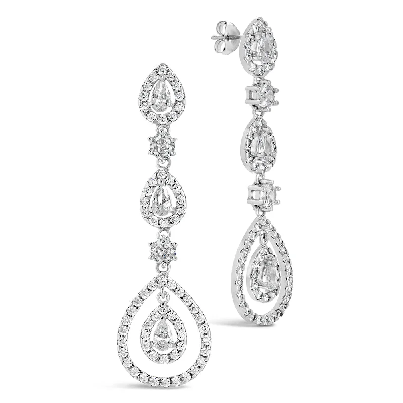 Meryl CZ Drop Earrings