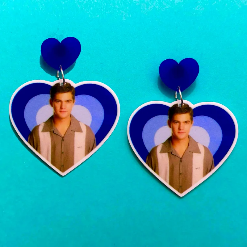 Pacey Whitter Heart Drop Earrings