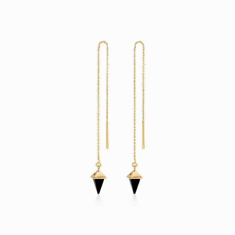 Yellow Gold, Black Onyx