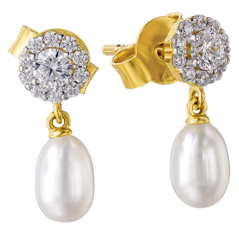 Queen Elizabeth II Pearl Earrings