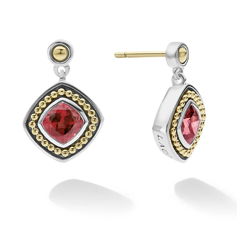 Rittenhouse Rhodolite Garnet Drop Earrings