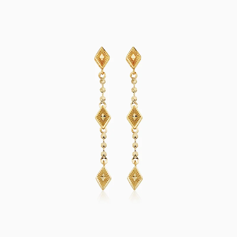 Roma Diamond Drop Earrings