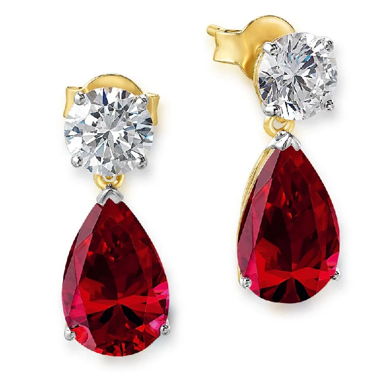 Tru-Ruby Chéri Amour Earrings