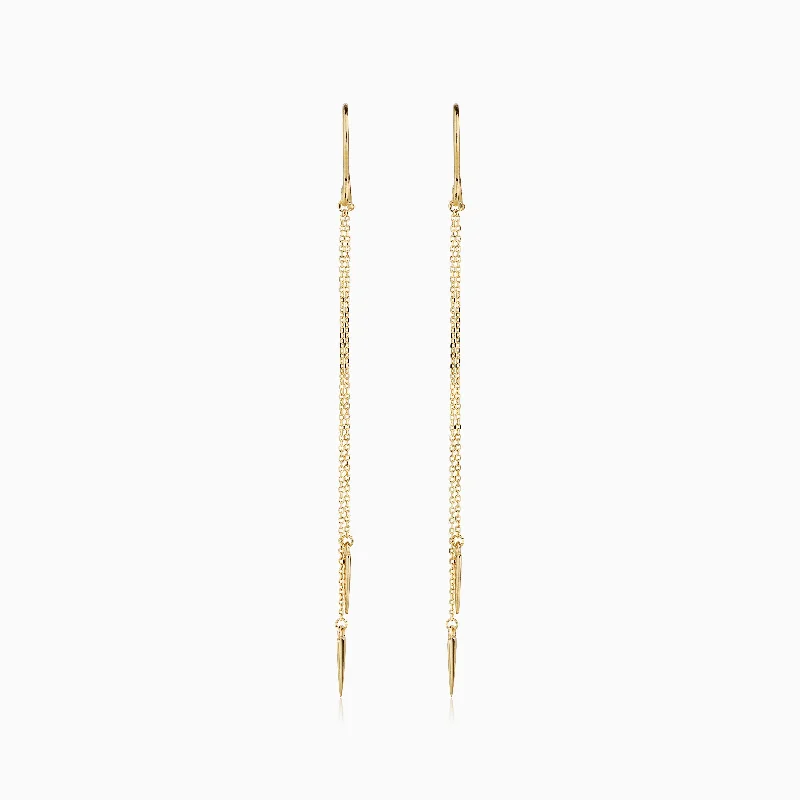 Sharp Dresser Drop Earrings