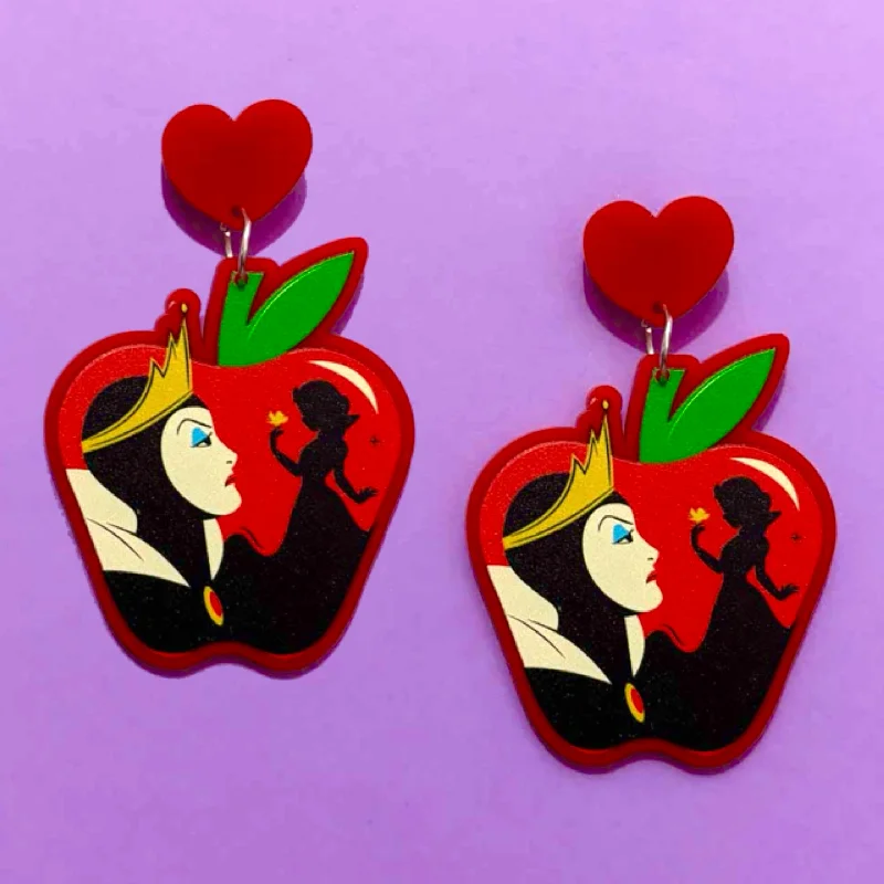 Snow & Queen Apple Drop Earrings