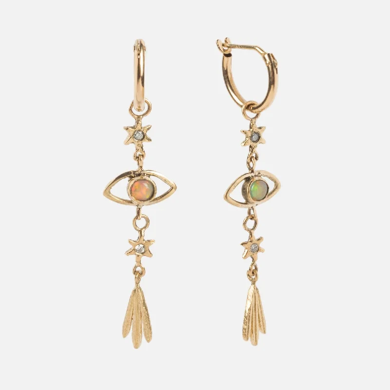 Starry Eye Drop Earrings