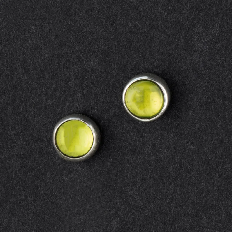 6mm Peridot Stud Earrings