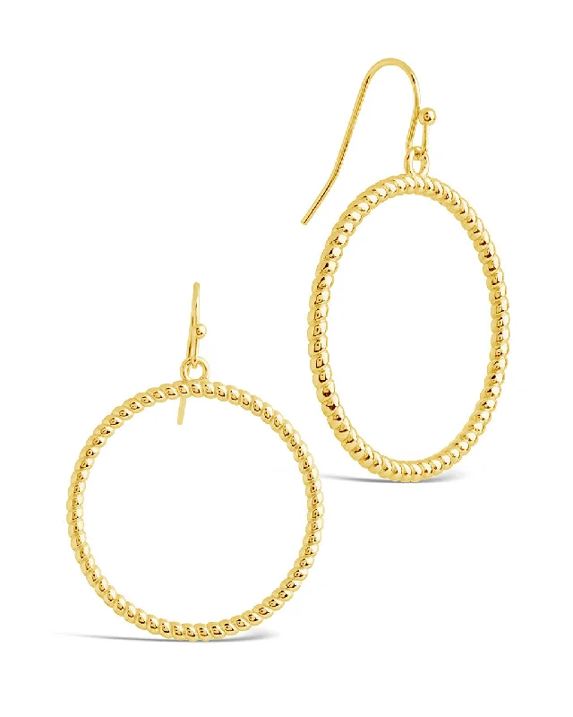 Terina Circle Dangle Earrings