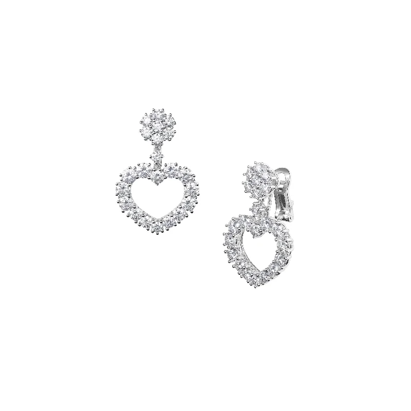 Chopard L'Heure Du Diamant Heart Ear Clips