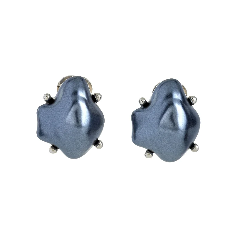 Baroque Pearl Clip Earrings