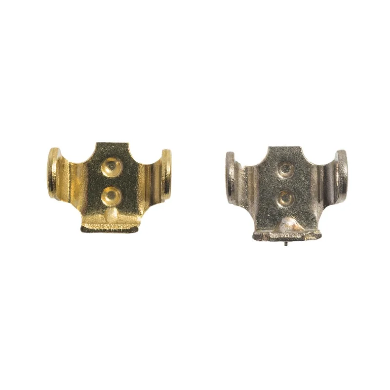 Brass & Nickel Silver Heavy Ear Clip Lug- Packs of 12