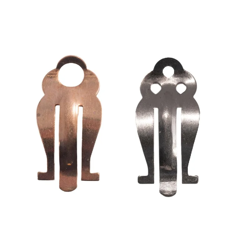 Brass & Nickel Silver Heavy Lever Ear Clip - Packs of 12