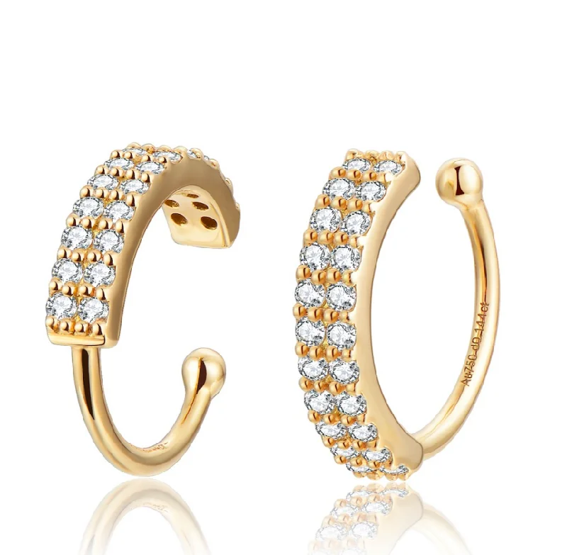 Tattoo - 18K Diamond Gold Ear Clip