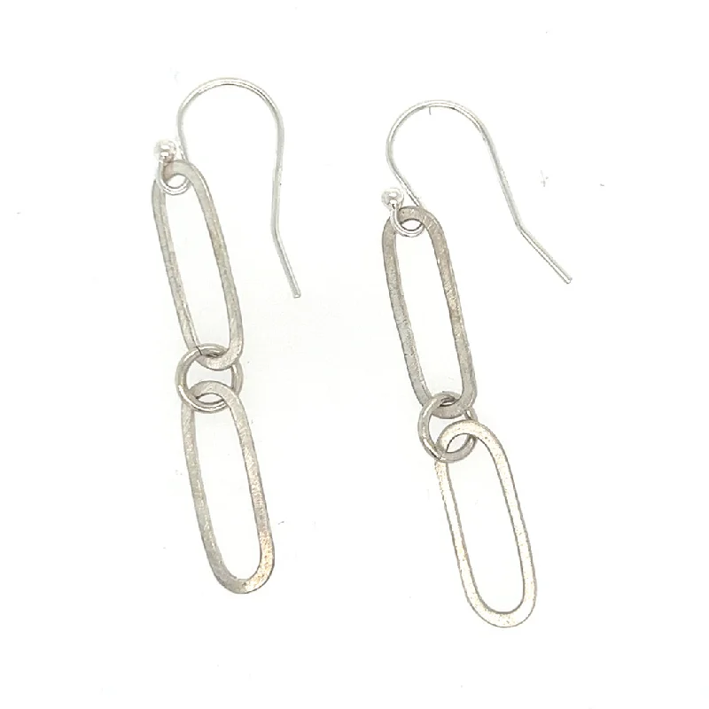 Paperclip Dangle Earrings