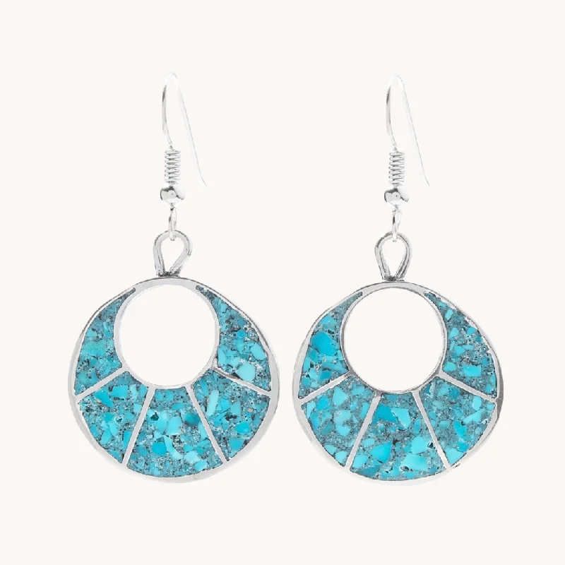 Radiante: Lunar Eclipse Turquoise Earrings