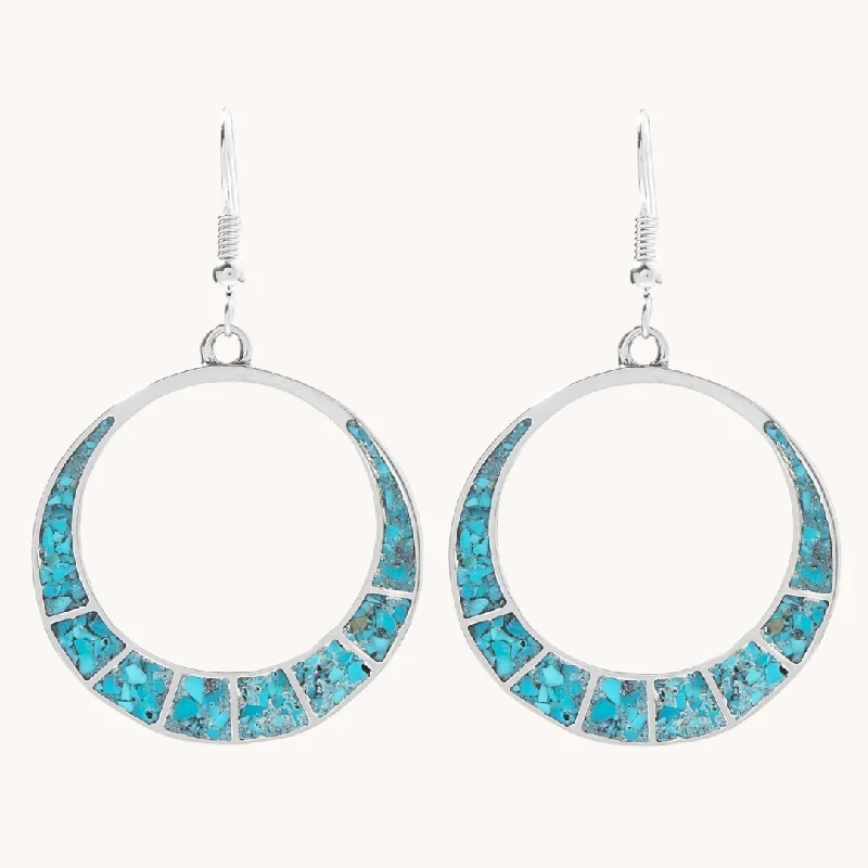 Radiante: Solar Eclipse Turquoise Earrings