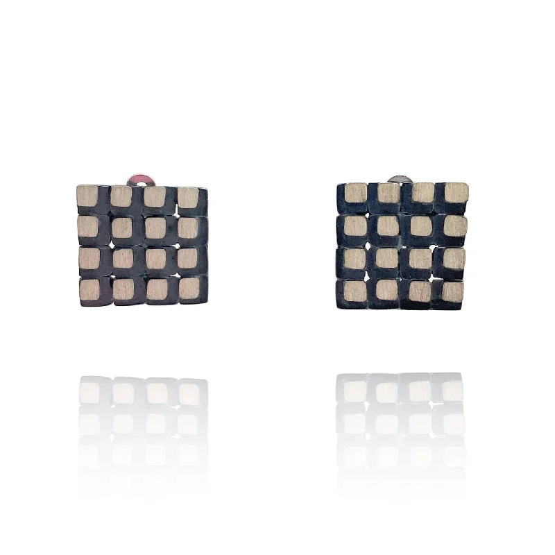 Square Grid Clip-Ons - Medium