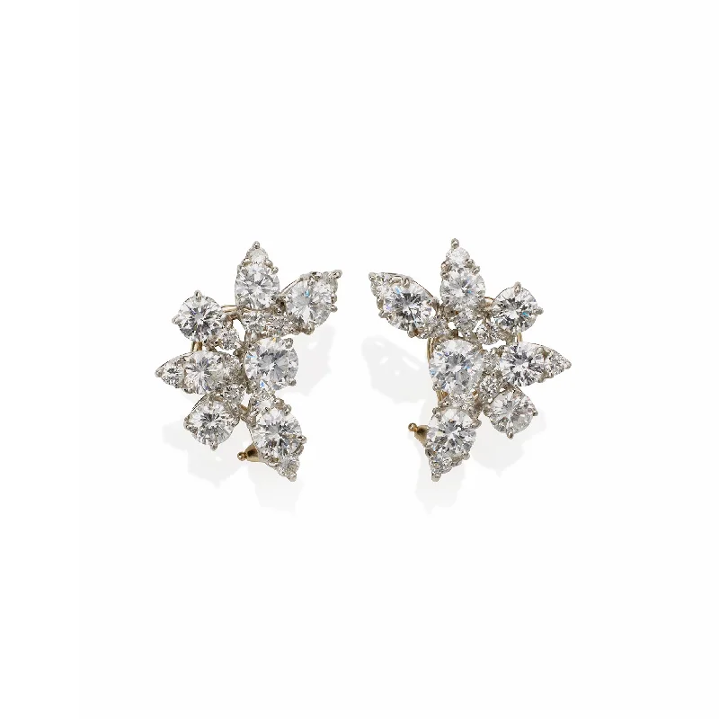 Van Cleef & Arpels 1960s Diamond Clip Earrings